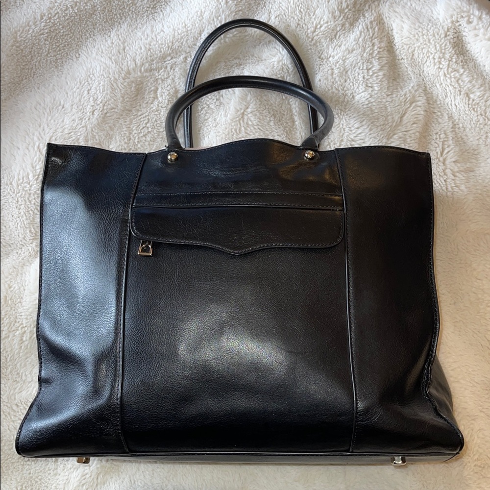 Rebecca Minkoff Black Leather Tote